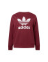 ADIDAS ORIGINALS Μπλούζα φούτερ κόκκινο κρασί / λευκό - Pepit.gr