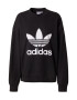 ADIDAS ORIGINALS Μπλούζα φούτερ 'Trefoil Crew' μαύρο / λευκό - Pepit.gr