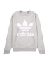 ADIDAS ORIGINALS Μπλούζα φούτερ 'Trefoil Crew' γκρι μελανζέ / λευκό - Pepit.gr