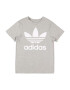 ADIDAS ORIGINALS Μπλουζάκι γκρι μελανζέ / λευκό - Pepit.gr