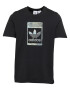 ADIDAS ORIGINALS Μπλουζάκι μαύρο / ασημί - Pepit.gr