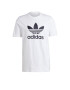 ADIDAS ORIGINALS Μπλουζάκι 'Adicolor Classics Trefoil' μαύρο / λευκό - Pepit.gr