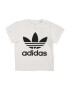 ADIDAS ORIGINALS Μπλουζάκι 'Adicolor Trefoil' μαύρο / λευκό - Pepit.gr