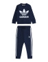 ADIDAS ORIGINALS Φόρμα τρεξίματος 'Adicolor Crew' ναυτικό μπλε / λευκό - Pepit.gr