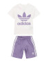 ADIDAS ORIGINALS Σετ 'Trefoil' λιλά παστέλ / offwhite / φυσικό λευκό - Pepit.gr