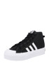 ADIDAS ORIGINALS Σνίκερ 'Nizza Platform Mid' μαύρο / λευκό - Pepit.gr