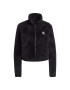 ADIDAS ORIGINALS Ζακέτα φλις 'Essentials+ Fluffy Teddy Zip' μαύρο / λευκό - Pepit.gr