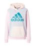 ADIDAS SPORTSWEAR Αθλητική μπλούζα φούτερ 'Essentials Logo friend Fleece' μπλε παστέλ / κίτρινο παστέλ / πετρόλ / ροζ παστέλ - Pepit.gr