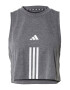 ADIDAS PERFORMANCE Αθλητικό τοπ 'Train Essentials' γκρι / λευκό - Pepit.gr