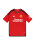 ADIDAS PERFORMANCE Λειτουργικό μπλουζάκι 'Manchester United 23/24 Home' κόκκινο / ανοικτό κόκκινο / μαύρο / λευκό - Pepit.gr