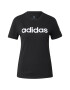 ADIDAS SPORTSWEAR Λειτουργικό μπλουζάκι 'Essentials Logo' μαύρο / λευκό - Pepit.gr