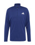 ADIDAS PERFORMANCE Λειτουργικό μπλουζάκι 'Train Essentials Seasonal Long' σκούρο μπλε / λευκό - Pepit.gr