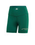 ADIDAS PERFORMANCE Παντελόνι φόρμας 'Sports Club High-Waist' μπεζ / σκούρο πράσινο / λευκό - Pepit.gr