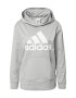 ADIDAS SPORTSWEAR Αθλητική μπλούζα φούτερ 'Aeroready Big Logo' ασημόγκριζο / λευκό - Pepit.gr