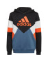 ADIDAS SPORTSWEAR Αθλητική μπλούζα φούτερ 'Colorblock Fleece' μπλε περιστεριού / πορτοκαλί / μαύρο / λευκό - Pepit.gr