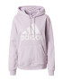 ADIDAS SPORTSWEAR Αθλητική μπλούζα φούτερ 'Essentials Big Logo Fleece' λιλά παστέλ / λευκό - Pepit.gr