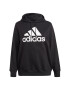 ADIDAS SPORTSWEAR Αθλητική μπλούζα φούτερ 'Essentials Big Logo French Terry ' μαύρο / λευκό - Pepit.gr