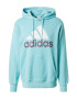 ADIDAS SPORTSWEAR Αθλητική μπλούζα φούτερ 'Essentials French Terry Big Logo' μπλε μαρέν / άκουα / λευκό - Pepit.gr