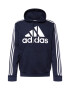 ADIDAS SPORTSWEAR Αθλητική μπλούζα φούτερ μπλε νύχτας / λευκό - Pepit.gr