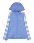 ADIDAS SPORTSWEAR Αθλητική ζακέτα φούτερ 'Essentials 3-Stripes ' μπλε ουρανού / λευκό - Pepit.gr