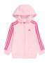 ADIDAS SPORTSWEAR Αθλητική ζακέτα φούτερ 'Essentials 3-Stripes Zip ' φούξια / ρόδινο - Pepit.gr