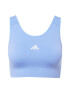 ADIDAS SPORTSWEAR Αθλητικό σουτιέν 'Aero Medium-Support' γαλάζιο / λευκό - Pepit.gr