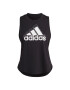 ADIDAS SPORTSWEAR Αθλητικό τοπ 'Aeroready Logo Graphic Racerback' μαύρο / λευκό - Pepit.gr