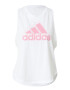 ADIDAS SPORTSWEAR Αθλητικό τοπ 'Aeroready Logo Graphic Racerback' ροζ / λευκό - Pepit.gr