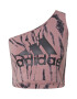 ADIDAS SPORTSWEAR Αθλητικό τοπ 'Future Icons Animal Print' καφέ / μαύρο - Pepit.gr