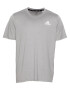 ADIDAS SPORTSWEAR Λειτουργικό μπλουζάκι 'Aeroready Designed To Move Heathered' γκρι μελανζέ / λευκό - Pepit.gr