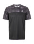 ADIDAS SPORTSWEAR Λειτουργικό μπλουζάκι 'Aeroready Workout Chalk Print' ανθρακί / μαύρο / λευκό - Pepit.gr