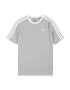 ADIDAS SPORTSWEAR Λειτουργικό μπλουζάκι 'Essentials 3-Stripes Loose Fit friend' γκρι μελανζέ / λευκό - Pepit.gr