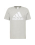 ADIDAS SPORTSWEAR Λειτουργικό μπλουζάκι 'Essentials' γκρι μελανζέ / λευκό - Pepit.gr