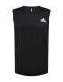 ADIDAS SPORTSWEAR Λειτουργικό μπλουζάκι μαύρο / λευκό - Pepit.gr