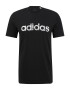 ADIDAS SPORTSWEAR Λειτουργικό μπλουζάκι μαύρο / λευκό - Pepit.gr