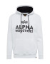 ALPHA INDUSTRIES Μπλούζα φούτερ μαύρο / λευκό - Pepit.gr