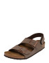 BIRKENSTOCK Ανοικτά παπούτσια 'Milano' καφέ / χαλκός - Pepit.gr