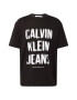 Calvin Klein Jeans Μπλουζάκι μαύρο / λευκό - Pepit.gr