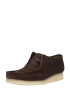 Clarks Originals Δετό παπούτσι 'Wallabee' σκούρο καφέ - Pepit.gr