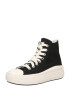 CONVERSE Σνίκερ ψηλό 'Chuck Taylor All Star Move' μαύρο / λευκό - Pepit.gr