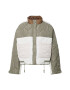 Coster Copenhagen Φθινοπωρινό και ανοιξιάτικο μπουφάν 'Patchwork padded jacket' νουντ / καφέ / χακί / λευκό - Pepit.gr