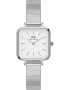 Daniel Wellington Αναλογικό ρολόι 'Quadro Studio S White' ασημί / λευκό - Pepit.gr