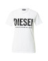 DIESEL Μπλουζάκι μαύρο / offwhite - Pepit.gr