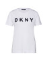 DKNY Μπλουζάκι 'FOUNDATION' μαύρο / λευκό - Pepit.gr