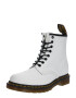 Dr. Martens Μπότες με κορδόνια 'Eye Boot Smooth' λευκό - Pepit.gr