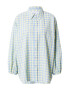 florence by mills exclusive for ABOUT YOU Μπλούζα 'Gingham' μπλε / πράσινο νέον - Pepit.gr