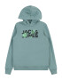 Jack & Jones Junior Μπλούζα φούτερ 'COMMERCIAL' μπλε κυανό / ανοικτό πράσινο / μαύρο - Pepit.gr