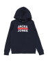 Jack & Jones Junior Μπλούζα φούτερ 'DAN' ναυτικό μπλε / κόκκινο / λευκό - Pepit.gr