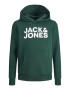 Jack & Jones Junior Μπλούζα φούτερ έλατο / λευκό - Pepit.gr