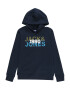 Jack & Jones Junior Μπλούζα φούτερ 'Fade' γαλάζιο / σκούρο μπλε / ανοικτό κίτρινο / λευκό - Pepit.gr